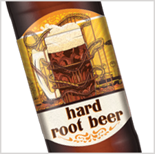 Award winning Coney Island hard root beer label by Inland