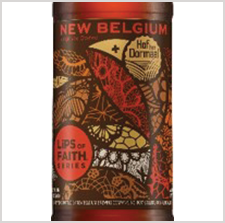 Award winning New Belgium beer label by Inland