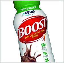 Nestle Boost Chocolate Sensation Shrink Sleeve Label - AWA Sleeve Label Awards - Inland Packaging