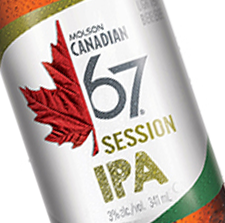 Award winning Molson IPA label by Inland