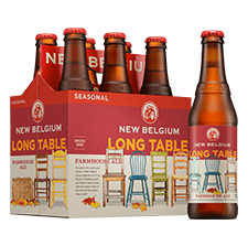 Award winning beer label by Inland, New Belgium