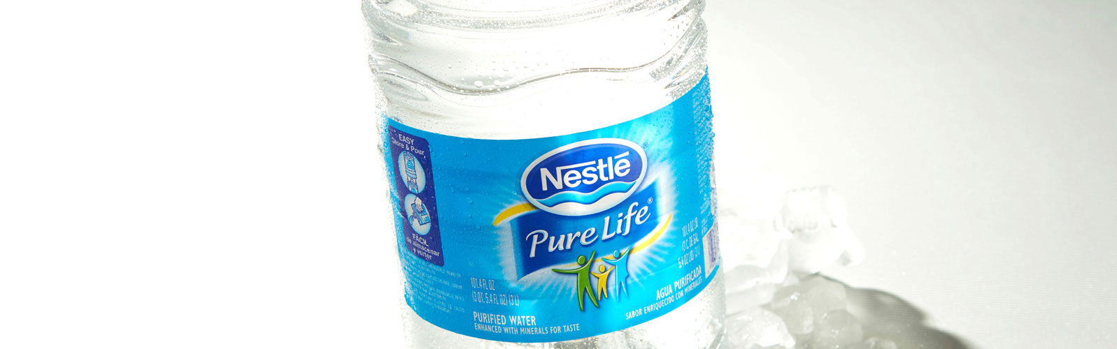 Nestlé Pure Life water bottle pressure sensitive label by Inland