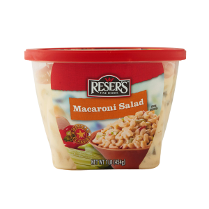 Reser's macaroni salad IML label