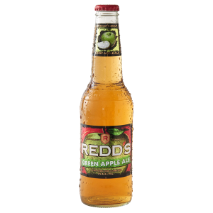 Redd's Green Apple Ale bottle and label