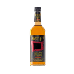 Spirits: Horné Spiced Rum bottle and label