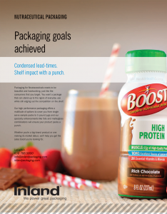 Inland Flexible Packaging brochure