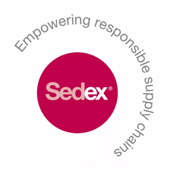 Sedex logo with text that reads "empowering responsible supply chains."