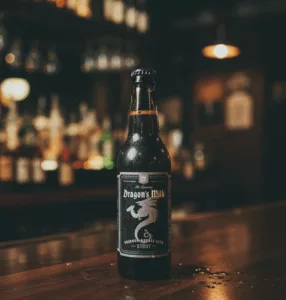 Dragon's Milk Bourbon Barrel-Aged Stout beer bottle